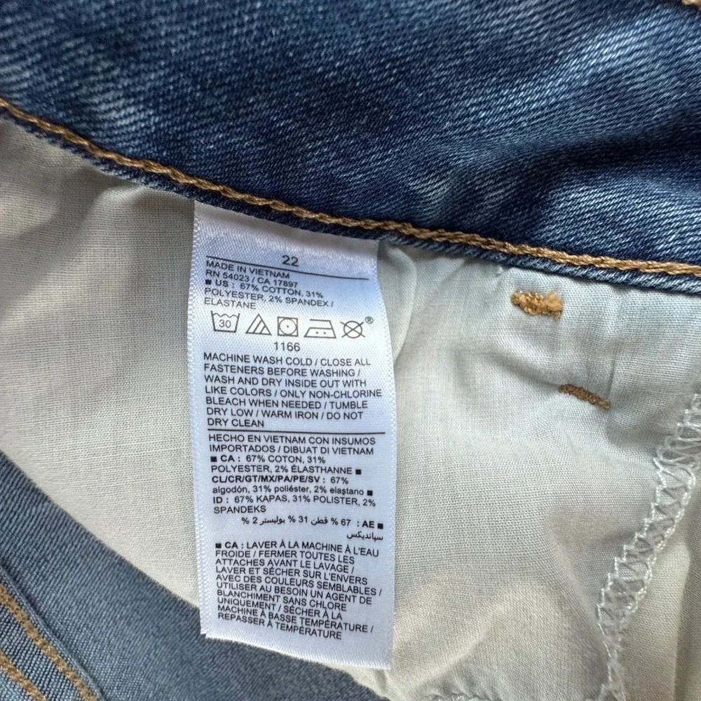Old Navy Bootcut Jeans Womens 22 Blue High Rise Stretch Y2K‎ Denim Kicker Fit